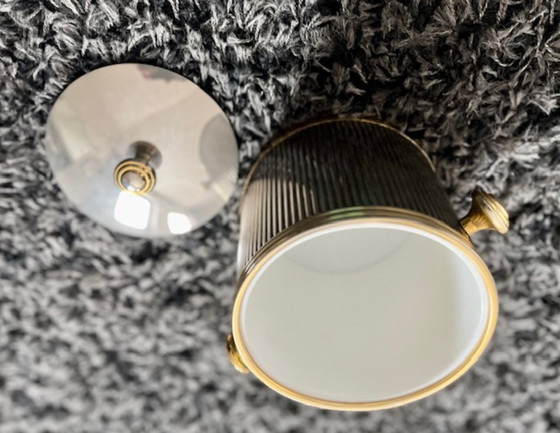 Image 1 of Secchiello per cubetti di ghiaccio/raffreddatore stile Impero, vintage.