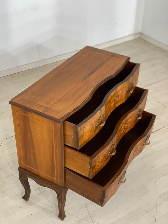 Image 1 of Baroque style chest of drawers Hallway chest of drawers Living room cabinet Vintage