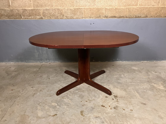 Image 1 of Vintage oval table Seventies