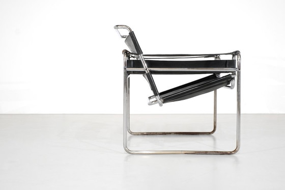 Image 1 of “B3 Wassily” armchair by Marcel Breuer for Gavina, Italy, 1925.