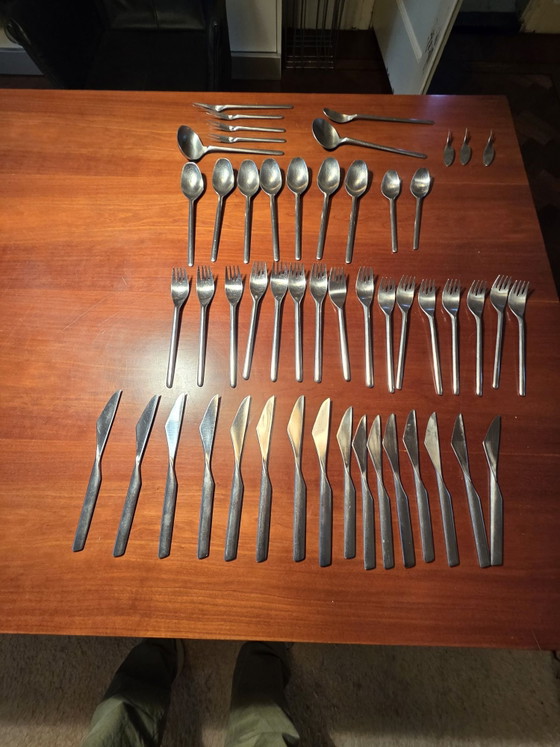 Set di posate Rosenthal 99 pezzi, Plastica, Legno, Nero (foto 9 di 9)