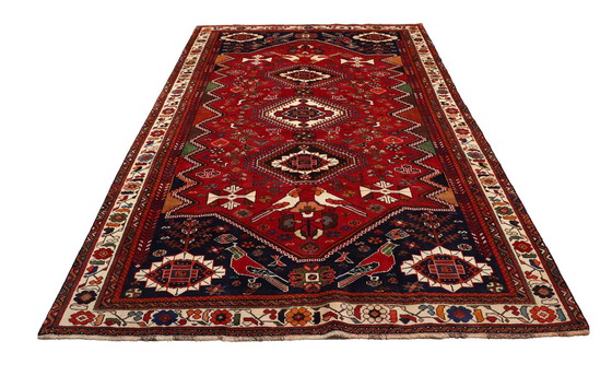 Image 1 of Perserteppich Klassische Schönheit - Shiraz/Normaden Teppich - Handgeknüpft 279 x 182 cm Nr. 459849