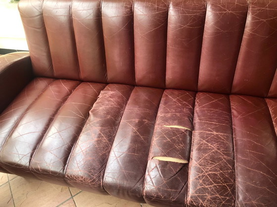 Image 1 of Leolux Wizard 3-seater sofa + chair – Hugo de Ruiter, retro design / fixer upper