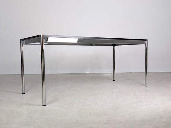 Image 1 of Escritorio USM Haller original, mesa de comedor blanca, mesa de diseño