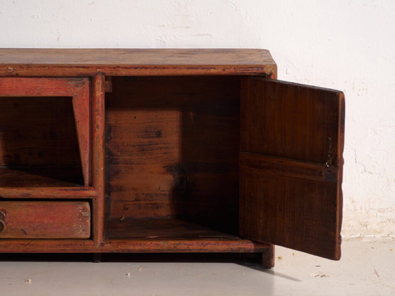 Mueble bajo antiguo de madera de olmo – China, circa 1900 – Aparadores, Iron (photo 40 of 40)