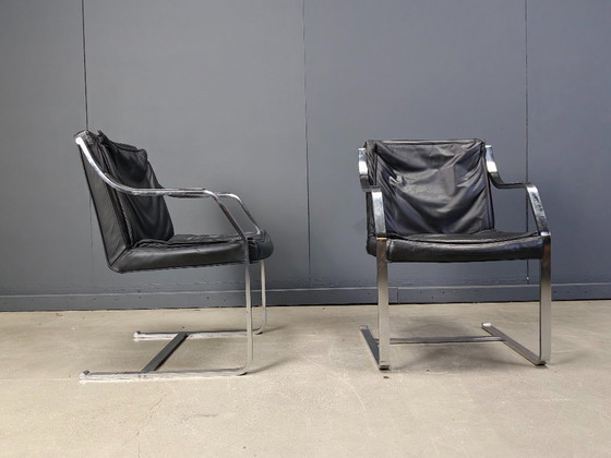 Image 1 of Ensemble de 6 fauteuils Rudolf Glatzel pour Knoll Art Collection, années 1980