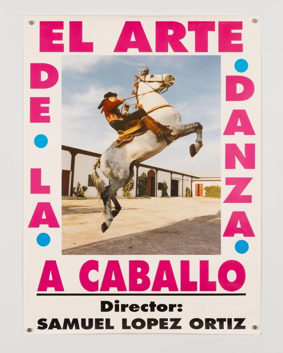 Image 1 of El Arte De La Danza A Caballo – jaren 80 – Originele vintage evenementposter – Paardensport – 70x52 cm