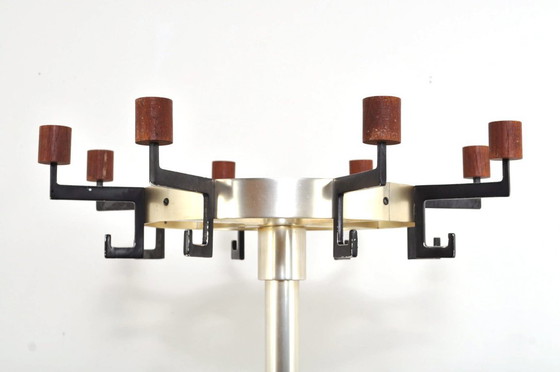 Image 1 of Vintage standing coat rack with umbrella stand, 1960s