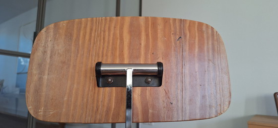 Image 1 of Vintage Jørgen Rasmussen Rabami Stole, Kevi Desk Chair, Danish Modern Task Chair, Made in Denmark, Bent Plywood Office Chair