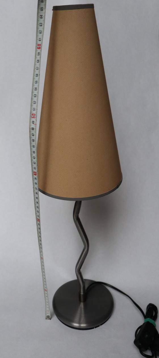 Image 1 of IKEA Antimon Tall Zigzag Squiggle Tafellamp Typ: B9303 10082