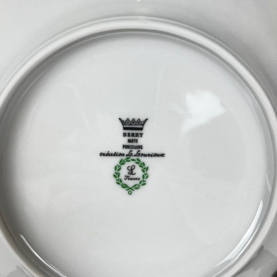 Image 1 of Set of 8 Berry dessert plates, L. Lourioux