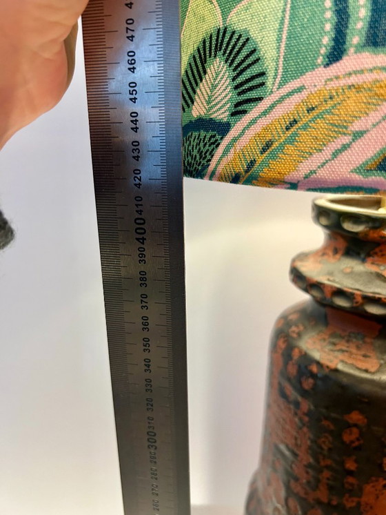 Image 1 of Lámpara recién ensamblada a partir de un jarrón con valor de colección: Carstens Tönnieshof - West Germany Studio Ceramics