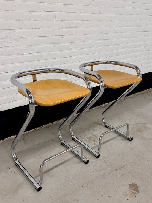 2 Barkrukken S70 Lammhults