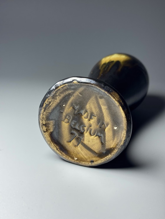 Image 1 of Set – Thulin, 1930s - Art Deco Drip-Glazed « Airain »