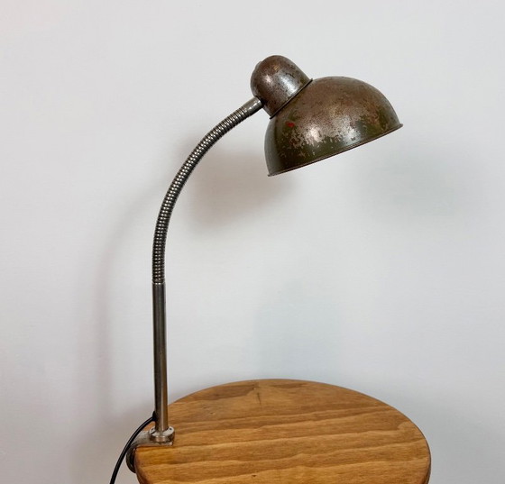 Image 1 of Industrial Workshop Gooseneck Table Lamp, 1960s