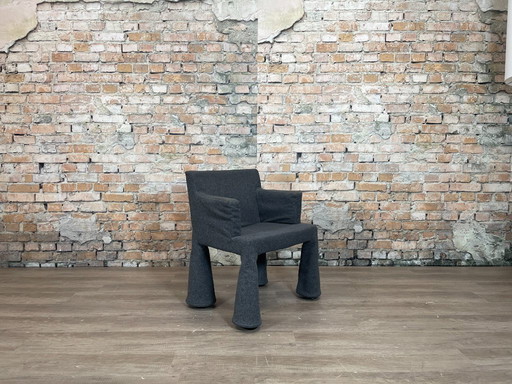 4x sedia Moooi VIP grigia