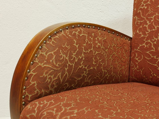 Image 1 of Fauteuil cocktail vintage, années 1950, fauteuil club, style Art déco, fauteuil lounge, Allemagne
