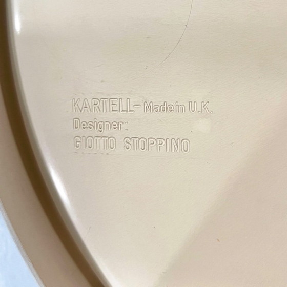 Image 1 of Paar Beistelltische von Giotto Stoppino für Kartell, 1970er Jahre