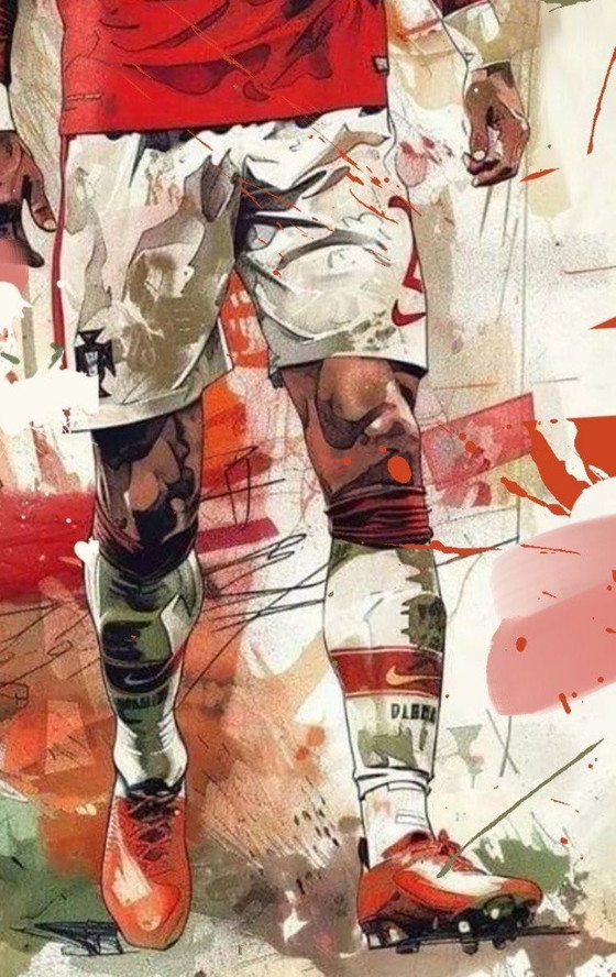 Image 1 of Alberto RICARDO - Cristiano Ronaldo 2 - Künstlerleinwand
