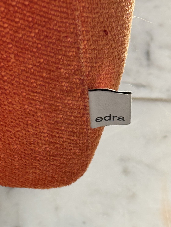 Image 1 of Divano di design arancione Edra con cuscini