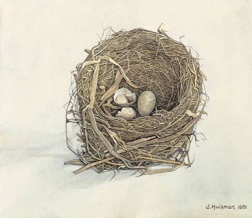 Jopie Huisman      Het Merelnestje    (op canvas)