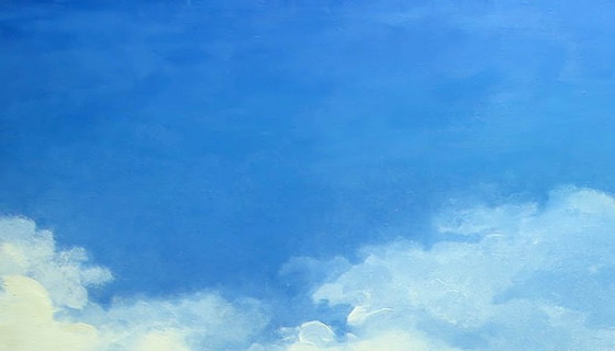 Peinture à l'huile originale, art moderne, symbolisme, aigle, ciel, indépendante – Peintures et dessins (photo 4 of 7)
