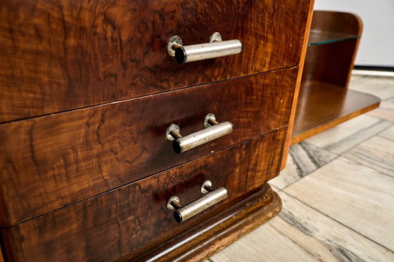 Image 1 of Vintage Art Déco Vanity, by Jindřich Halabala, 1940s Czechoslovakia