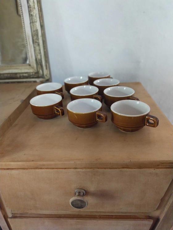 Image 1 of Set aus neun Schokoladenbechern im Bistro-Stil