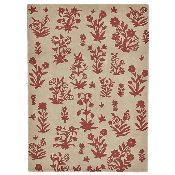 Image 1 of Carta da parati Sanderson Woodland in lino/marrone rossiccio, 170 x 240 cm