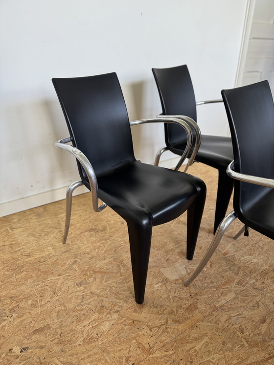 Image 1 of 3x Sedia da pranzo Vitra Louis 20