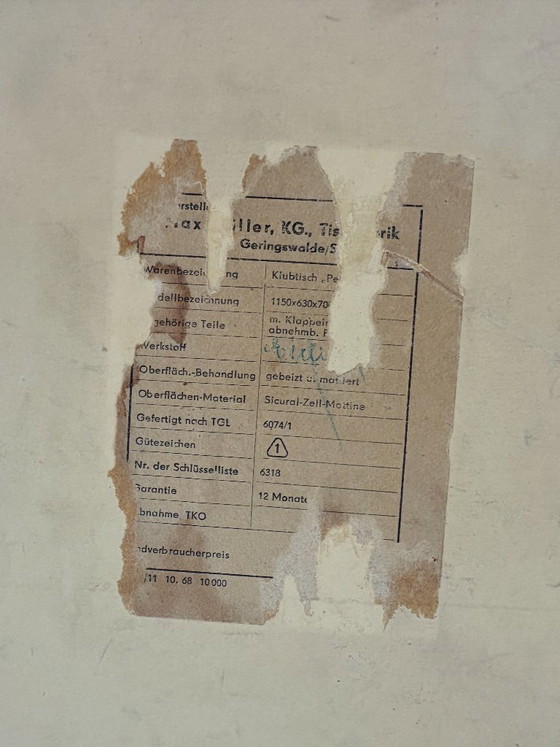 Image 1 of Scandinavian vintage kitchen dining table, oak – extendable – top freshly restored