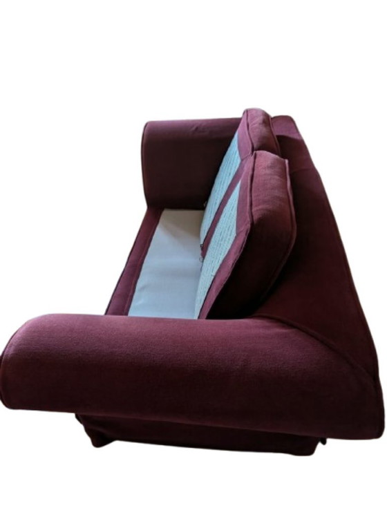Splendido divano Roche Bobois 2 posti in velluto Rosso Bordeaux – Divani, Textile, Velvet (photo 7 of 15)
