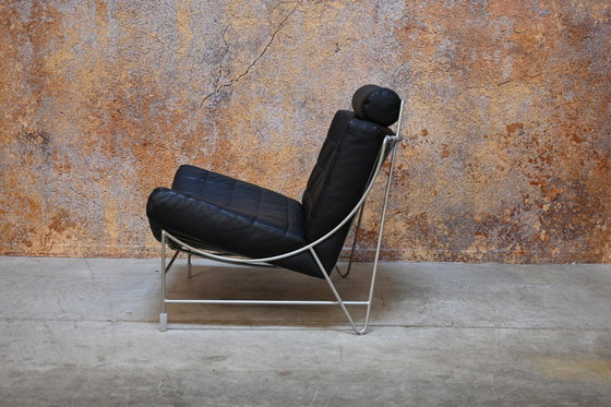 Image 1 of Poltrona di design Leolux Volare in pelle nera