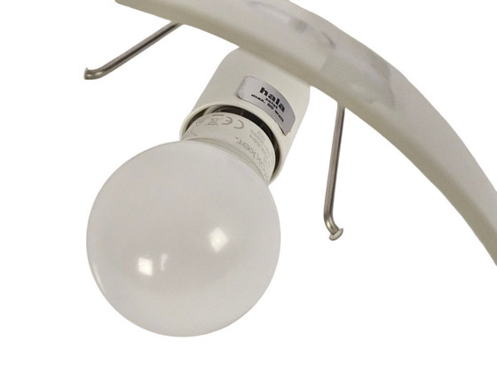 Image 1 of Hala Zeist - hanglamp - gesatineerd glas - gemerkt - post modern - 80's