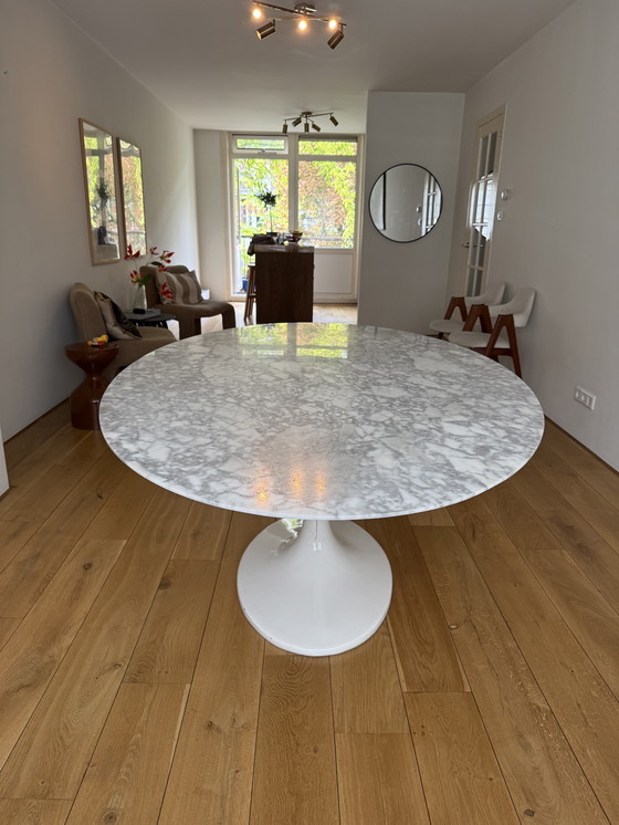 Image 1 of Marble Tulip Table