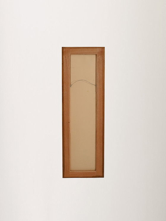 Image 1 of Scandinavisch gevormde teakhouten spiegel uit de jaren 60-70