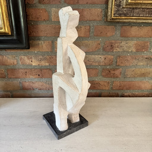 Sculpture abstraite i.c.w. Oscar Jespers, Archipenko, Picasso.