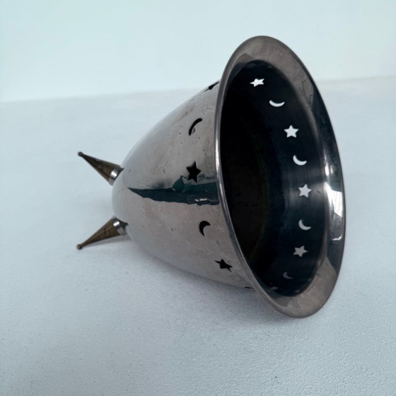 Image 1 of Refrigeratore per vino in acciaio inox con piedini in rame