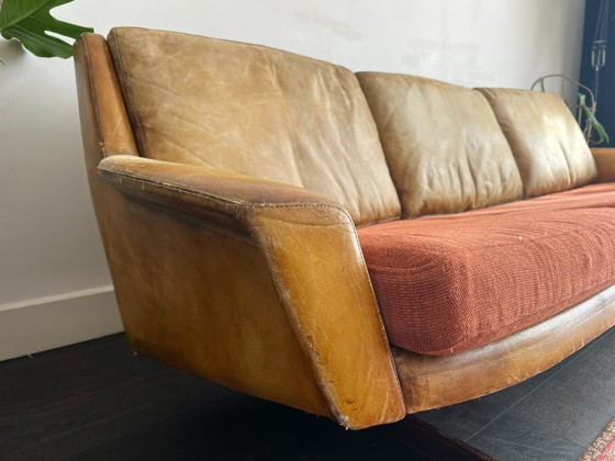 Sofá Mid-Century Fredrik A. Kayser Modelo 807 – Sofás de 3 plazas, Textile, Wood (photo 14 of 20)