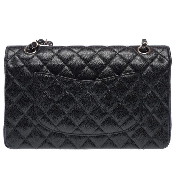 Image 1 of Borsa CHANEL Timeless/Classique en Cuir Noir - 103247