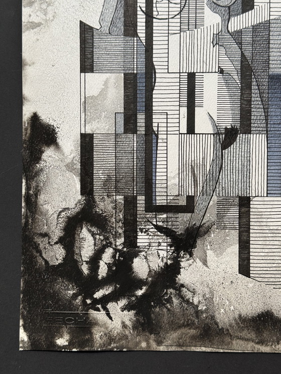 Image 1 of Eugène Eechaut (1928-2019) Diptych 1980