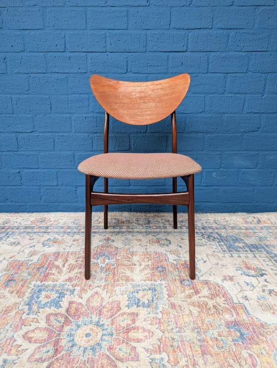 Image 1 of 4 chaises danoises vintage, années 1960