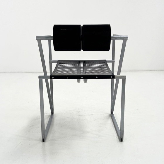 Image 1 of Black & Grey Seconda Chair by Mario Botta for Alias, 1980s