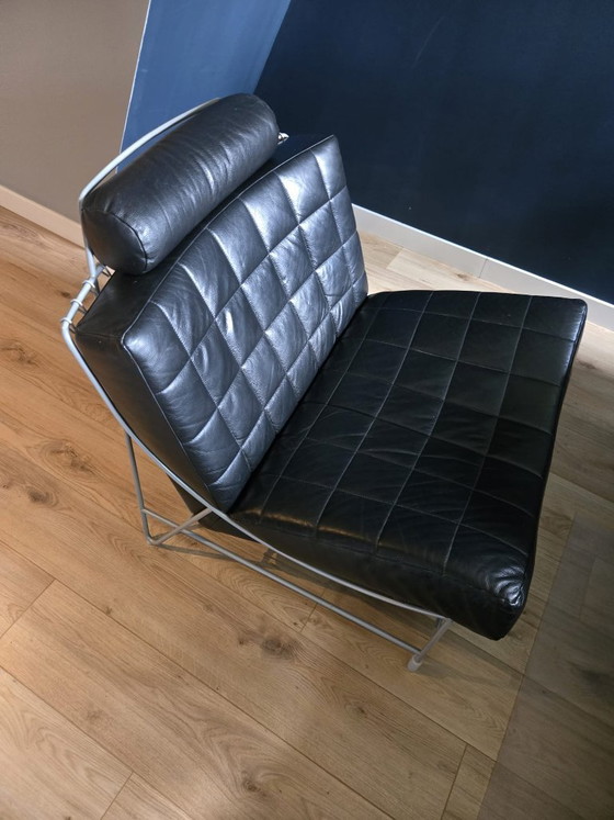 Elegante Sillón Leolux Volare Negro / Sillón Lounge – Sillones, Leather (photo 2 of 5)
