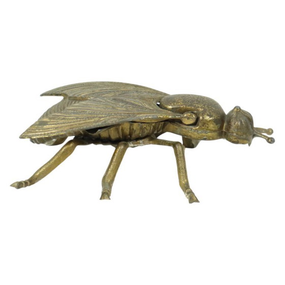 Image 1 of Statua posacenere in rame Fly