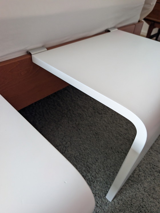 Auping Auronde Anstecktische / Nachttische Weiß 34.5 Cm Hoch – Metal, Wood (photo 7 of 8)