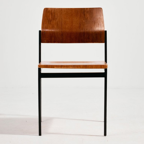 Image 1 of MK11372 Chaise en teck sur base métallique