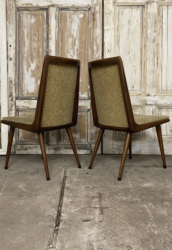 Image 1 of Vier Vintage Stoelen, Eetkamerstoelen. Design Coja Culemborg