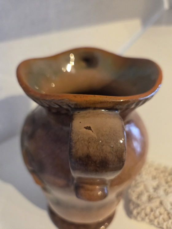 Vase à anse style Majolique | Forme 99 K | Excellent état! – Ceramic (photo 6 of 6)