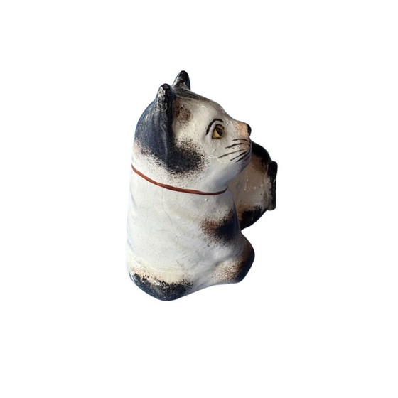 Image 1 of Rara estatua de gato de Staffordshire - Inglaterra, c. 1860-1880